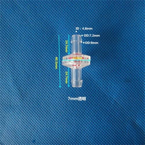 10 PCS OD 3/4/5/6/7 mm Plastic One-way Valve Water Stop Valve Check Valve Anti Ozone Water Stop Valve Oil Resistant