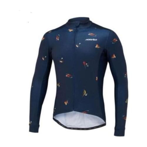 2018 spring/autumn Morvelo Classic cycling jersey for men Road bike cycling wear Maillot Ciclismo MX DH long sleeve jersey