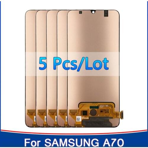 5 Pieces/Lot NEW 6.7'' OLED LCD Display For Samsung Galaxy A70 LCD A705 A705F SM-A705MN Display Touch Screen Digitizer Assembly