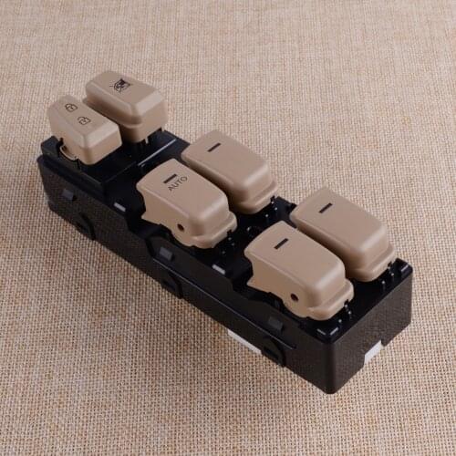 DWCX Car Beige Power Window Master Switch 93570-3S000 LHD Fit for Hyundai Sonata 2011 2012 2013 2014