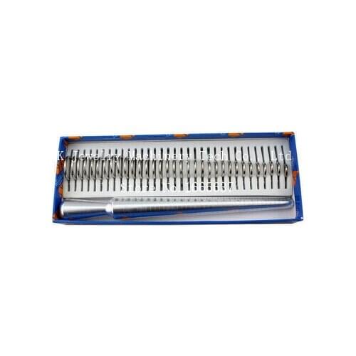 Free Shipping Promotion Silver Metal Gauge, Mandrel Stick Measurement, Ring Sizer, Finger Sizing Standard Tool