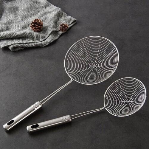 Stainless Steel Filter Colander Kitchen Tools Leak Spoon Cookware Food Strainer