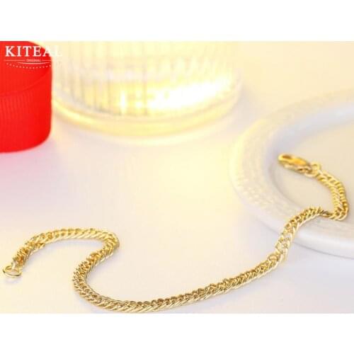 KITEAL 2017 new Clavicle Chain for male Man Necklace Bracelet suit simple style gros collier femme 2018 horloge