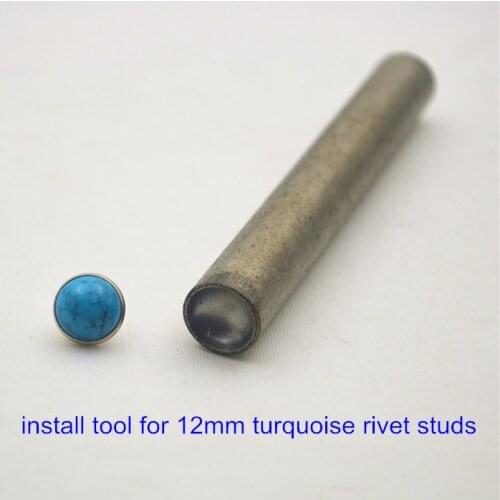 Metal Tool to Snap 12mm Domed Rivet Studs Spots and Base Together,Hand Tool For Rivet,Install Rivet Tool,Half Round Rivet Tool