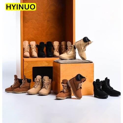4 Colors Suit 1/6 Scale Mens Hiking Boots Male high-top Shoes Clothes Suit Clothes Clothing Set For 12" Figure Male Body Doll