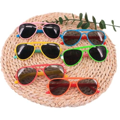New Kids Sunglasses Oval shape spectacle Boys Girls Baby Fashion Eyewear Child Shades Goggle
