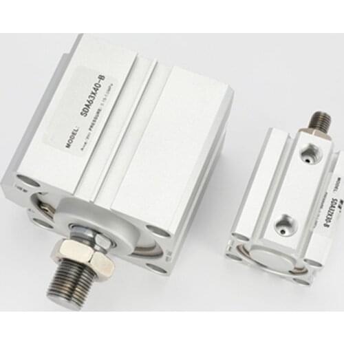 SDA Series Airtac Type Pneumatic Compact Cylinder Outside Thread SDA25x30-B SDA20x25-B SDA32x50-B