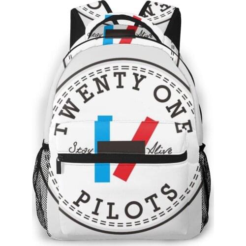 Twenty One Pilots Backpack for Girls Boys Travel RucksackBackpacks for Teenage school bag