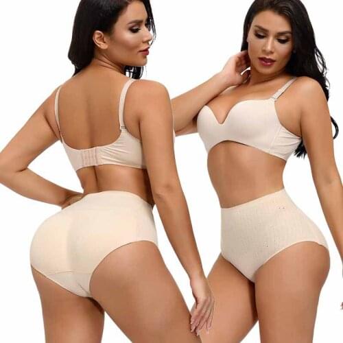 Low Waist Sexy Lift Hips Panties Tummy Control Seamless Body Shaper Panty Postpartum Breathable Shapewear Underwear Female