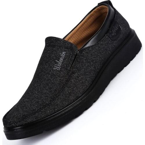 Canvas Men Shoes Denim Lace-Up Men Casual Shoes New 2021 Plimsolls Breathable Male Footwear Spring Autumn