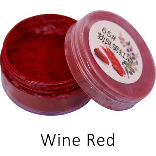 1g Lipstick Powder Lip Gloss Coloring Mica Pearl Powder for Cosmetics Makeup Eye Shadow Wine Red Lip