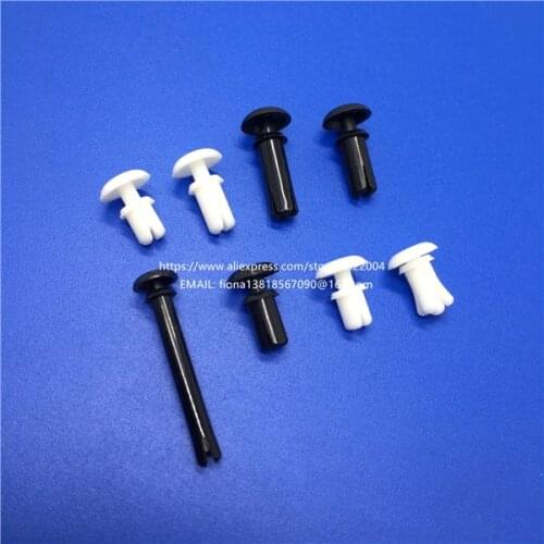 1000PCS R30 series 3mm Nylon Rivet Plastic Nylon Snap Rivet White /black