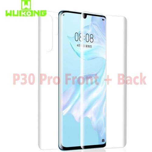 2 pcs Back&Front Screen Protector For Huawei mate 20 pro P20 Pro Lite Full Cover Soft Hydrogel Film For Huawei P30 Pro P30 Lite