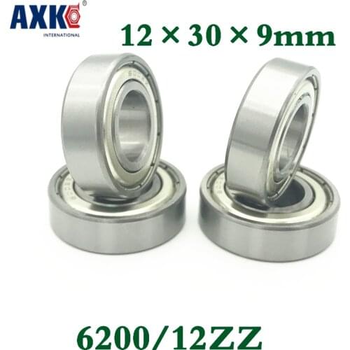 2019 New Axk 4pcs 6200/12zz 6200/12-2z 12309 High Quality Non-standard Ball Bearing 12*30*9 Mm 6200zz 6200 Electric Bike 12x30x9