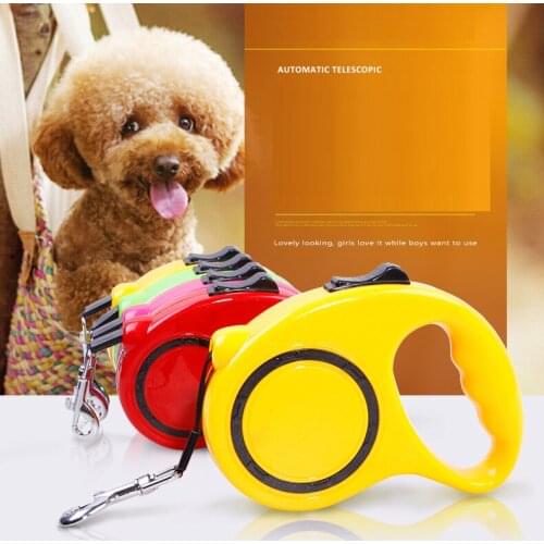 3/5M Retractable Dog Leash Automatic Flexible Durable Dog Leash Pet Dogs Cat Traction Rope Leashes Tool For Small Medium Dog