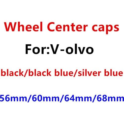 4pcs 56mm 60mm 64mm 68mm Car Wheel Center Cap Badge dust-proof covers emblem sticker car Styling accessories