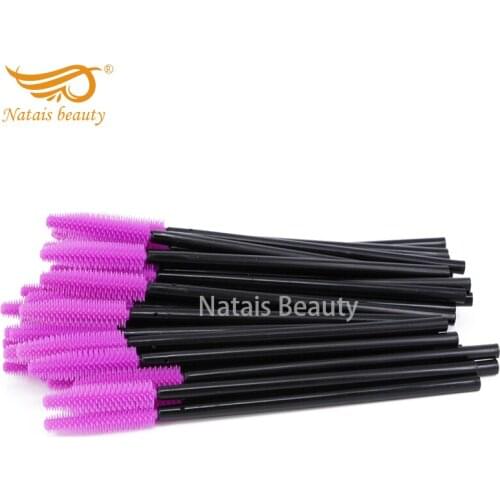 500pcs/lot Disposable Mascara Wand Silicone Brush for Eyelash Extension