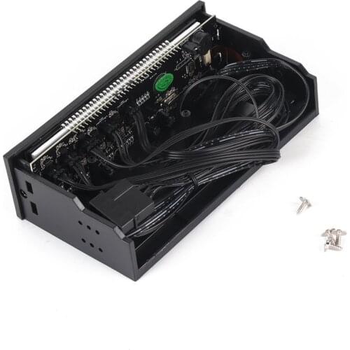 5036 5.25" Drive Bay PC Computer CPU Cooling LCD Front Panel Temperature Controller Fan Speed Control for Desktop Computer