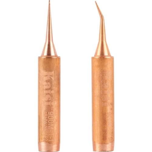 Kaisi Oxygen-free Copper Soldering Iron Tip 900M-T-I 900M-T-IS for Solder Station Tools Iron Tips