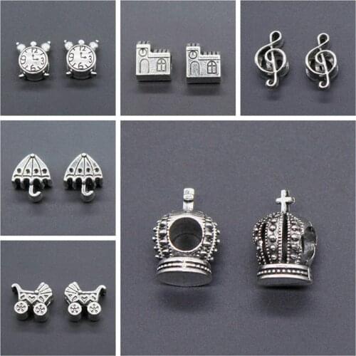 Malzahar Football European Big Hole Beads diy jewelry bracelet charms for jewelry making kit accessories