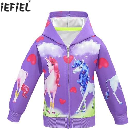 Baby Girls Jackets Spring Autumn Kids Jacket Hooded Sweatshirt Outerwear Children Lovely Cartoon Coat Girls Clothing 3-8 Years