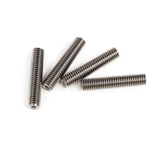 Hot 10pcs/set ANET A8 A2 A8PLUS E10 E16 tube Nozzle Throat Tube for 1.75mm filament M6*30MM Makerbot MK8 3D Printer Extruder