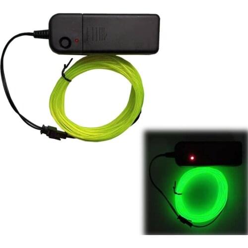 Led Light Strip Flexible EL Cold Light Strip Neon Light Ball Decoration Holiday Atmosphere Light Strip Car Interior Modification