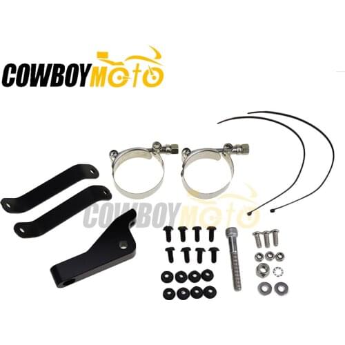 Motorcycle Fork Bracket Headlight Fairing Trigger Mount Lock Kit For 2006-2014 Harley Dyna Street Bob FXDB, Low Rider FXDL