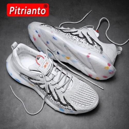 New Casual Men Shoes Breathable Mesh Shoes Men Lightweight Comfortable Fashion Walking Sneakers Men Sports Flat Shoes