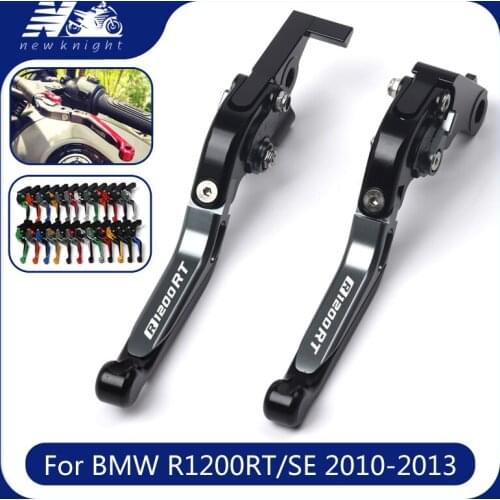 Laser Engraved Logo For BMW R 1200RT R1200RT/SE 2010 2011 2012 2013 CNC Adjustable Extendable Motorcycle Brake Clutch Levers