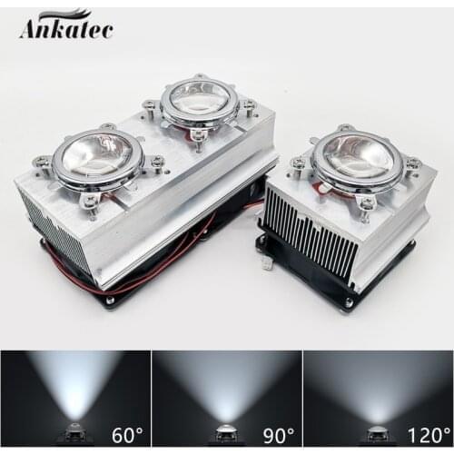 Matrix LED chip Radiator Heatsink fan Kits for 20W 30W 50W 100W High Power Led DC12V