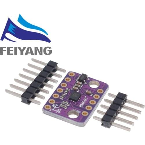 MH-ET LIVE BMI160 GY-BMI160 6DOF 6-axis Rate Gyro Gravity Accelerometer Sensor Module IIC I2C SPI Communication Protocol 3-5V