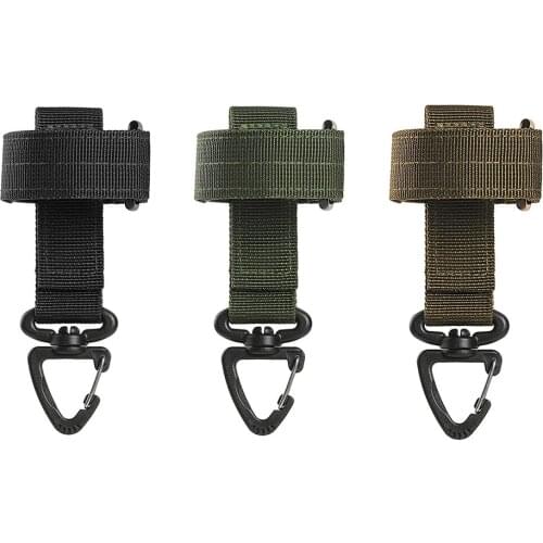 New Multi-purpose Nylon Gloves Hook Work Gloves Safety Clip Outdoor Tactical Gloves Climbing Rope Anti-lost Camping Hanging Buck