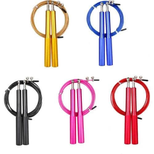 New Jump Rope Wire Ropes 3 Meters Adjustable Speed Skipping For Gym Workout Fitness Equipment Fit Jump Rope Exercise Competition