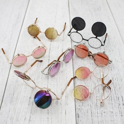 Glasses for Blyth doll vintage round flip glasses suit 1/6 bjd ob24 anime girl