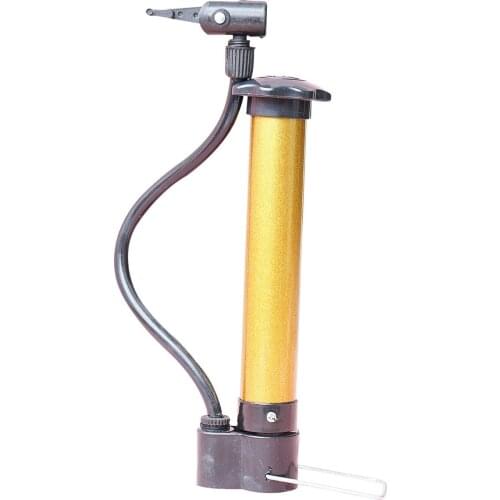 Painted steel tube portable high-pressure pump with U.S. nozzle basketball bicycle inflatable football ball universal pump