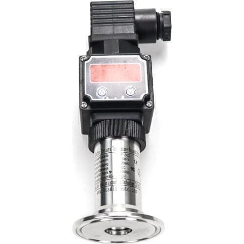 Flat Membrane Pressure Transmitter Food Oil Pressuire Sensor 0-10 Bar RS485