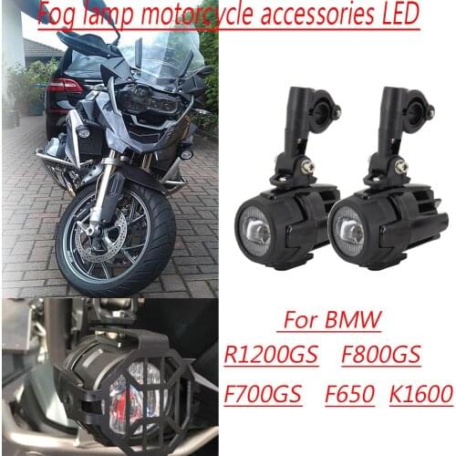 Fog Lights Motorcycle Accessories LED Auxiliary Fog Light Driving Lamp For BMW R1200GS F800GS F700GS F650 K1600