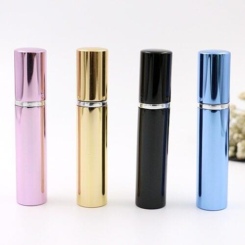 7ml 5/10/15/20pcs mini Silver Metal Shell Glass Tank Spray Perfume Atomizer Bottle Spary Refillable Bottle Sprayer Packaging