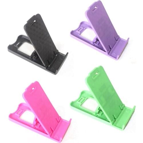Universal Foldable Desk Phone Holder Mount Stand For Samsung Huawei Xiaomi IPhone Random Color Smartphone Tablet Desk Holder