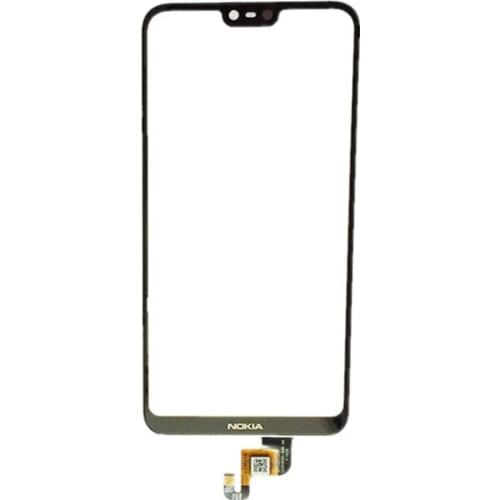 Nokia7.1 Outer Screen For Nokia 7.1 NK Digitizer Sensor Front Touch Panel LCD Display Out Glass Cover Repair Replace Parts