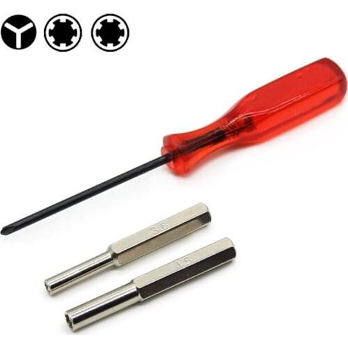 1 Set New For NES N64 Gameboy 3.8mm + 4.5mm Security Bit + Triwing Screwdriver SA612