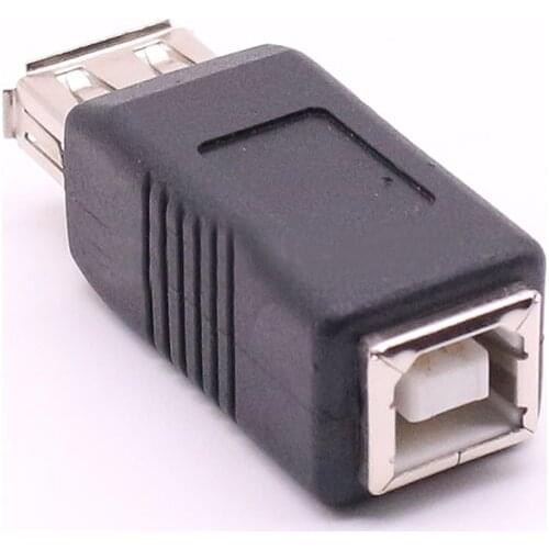 1pcs Hot Sale USB2.0 A female to B female A male to B female printer print converter adapter connector USB 2.0 connector