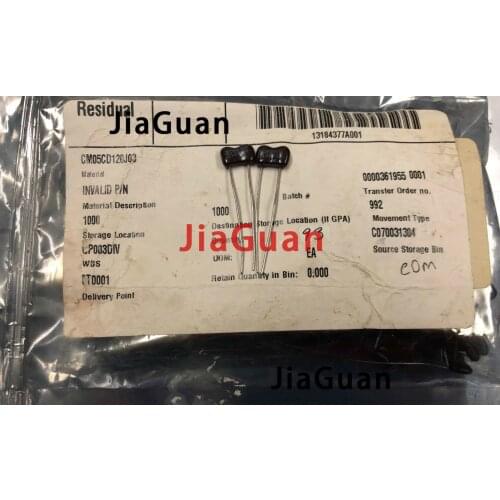 10PCS new CDM 12pF/500V CM05CD120J03 Silver Mica 500V12PF 5% mica capacitor 500V 12P p6mm