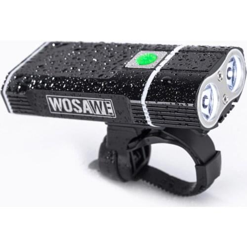 2400lumens USB Rechargeable Bike Light Front Handlebar Lamp mtb Double LED Cycle Lights SOS bisiklet aksesuar Bicycle Flashlight