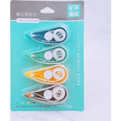 4pcs/set 5m Mini Correction Tape Stationery Corrector Kids Student cute School Office Supplies material escolar kawaii corretivo