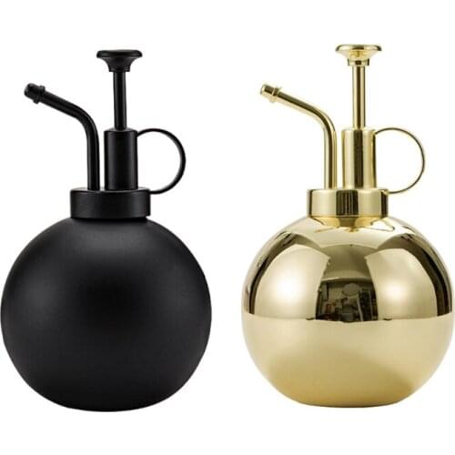 500ml Metal Watering Can for Indoor Plants Vintage Mister Spray Bottle Gardening Spraying Can Spritzer Bottles for Flower