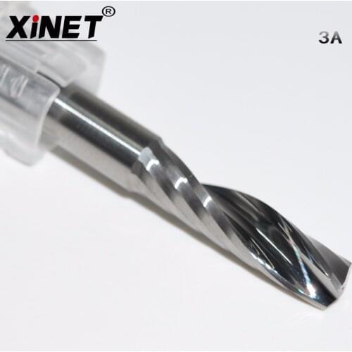 6-8mm ,Freeshipping,CNC machine tool,solid carbide end mill cutter,acrylic milling cutter,3A 1 flute end mill,PVC,MDF,Acrylic