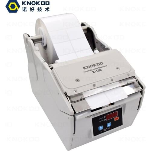 KNOKOO Automatic Label Dispenser X-130 separating sticker LED Display electric label stripping machine