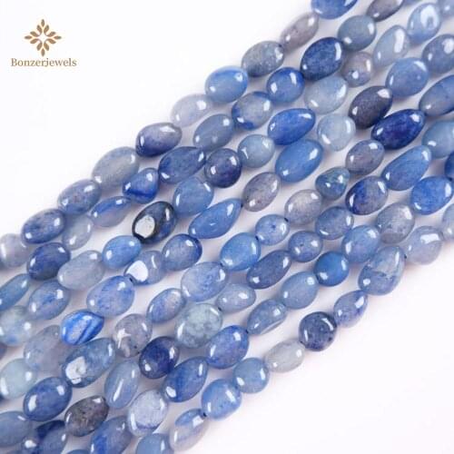 Natural Stone Beads Irregular Blue Aventurine Chip Gravel Beads For Jewelry Making Diy Bracelet Necklace 6-8mm Wholesal